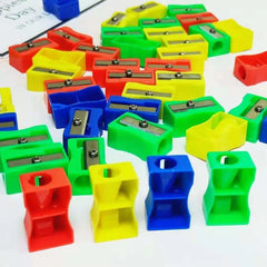 10pcs Single Hole Square Pencil Sharpener