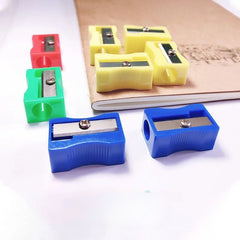 10pcs Single Hole Square Pencil Sharpener