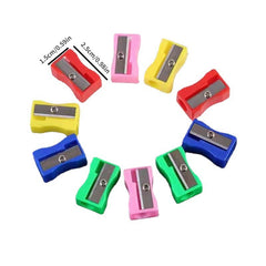 10pcs Single Hole Square Pencil Sharpener