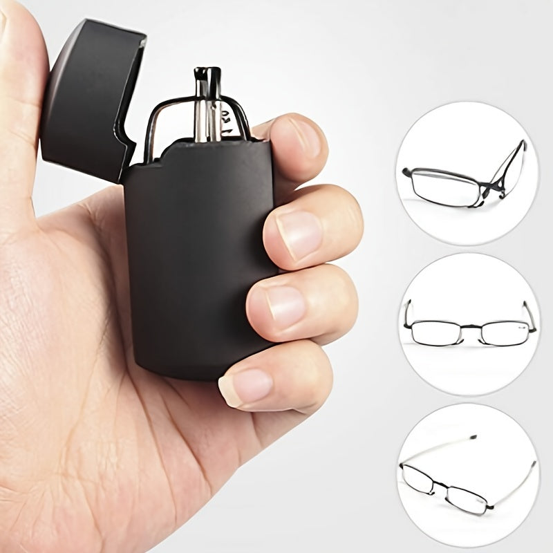 Portable Folding Reading Glasses Compact Pocket Eyewear