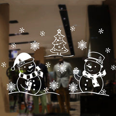 Snowflakes Window Clings Christmas Decor Xmas Party Supplies