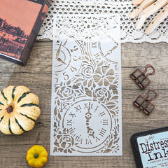 Flower Watch Reusable Plastic Template For DIY Scrapbooking