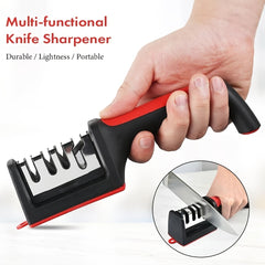 Portable 4 Stage Kitchen Sharpener Stone Whetstone