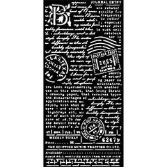 Retro Postcard Reusable Plastic Template For Decor DIY Scrapbooking Embossing
