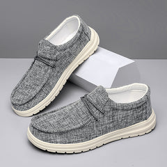 Comfortable Breathable Canvas Sneakers Slip On Loafer