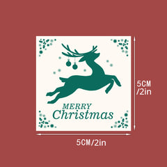 100-200pcs Christmas Tags Self Adhesive To/From Labels 5.08cm