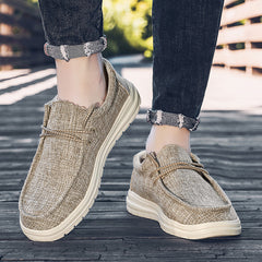 Women's Classic Canvas Boat Shoes Breathable Slip-on Flats