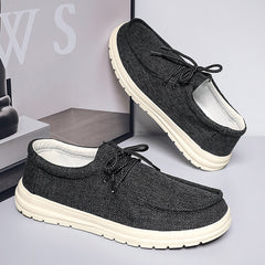 Women's Classic Canvas Boat Shoes Breathable Slip-on Flats
