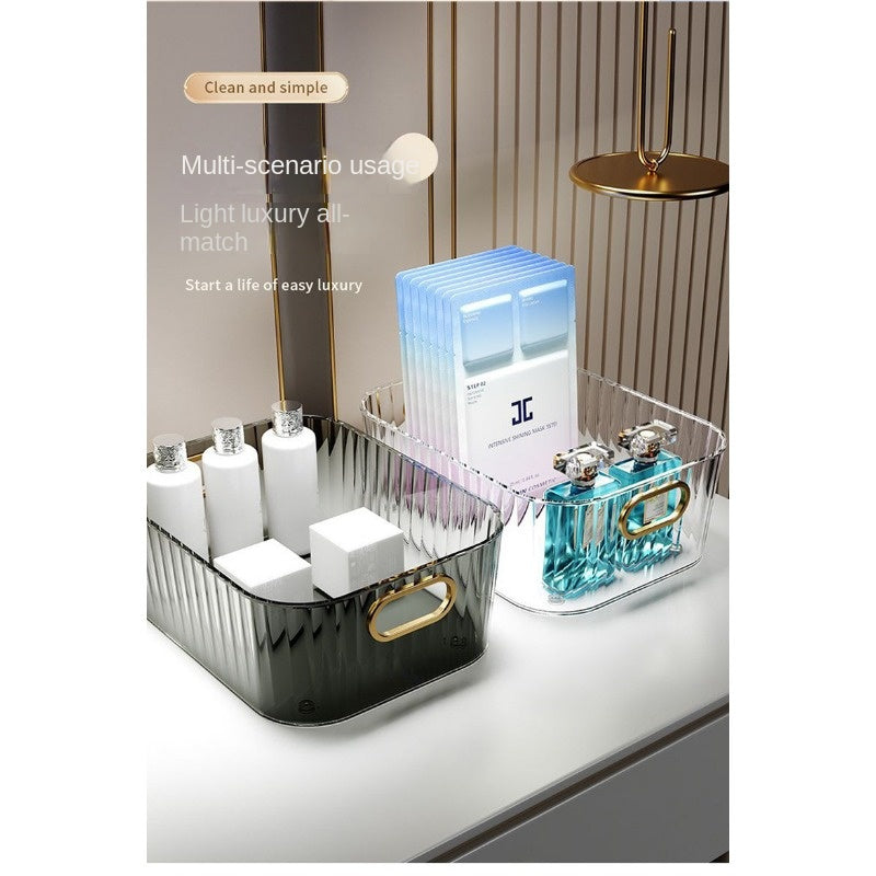 Cosmetics Storage Box Desktop Skin Care Products Perfume Transparent Organizer