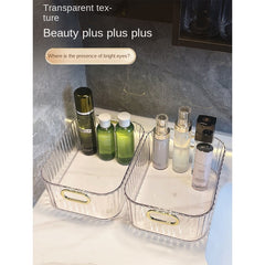 Cosmetics Storage Box Desktop Skin Care Products Perfume Transparent Organizer