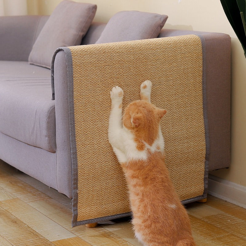 Cat Scratcher Mat Cat Supplies Sisal Mat Wear-Resistant Cat Scratching Board