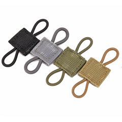 10pcs Pack Outdoor PTT Fixed Strap Vest Accessories Molle Sling Adapter Buckle