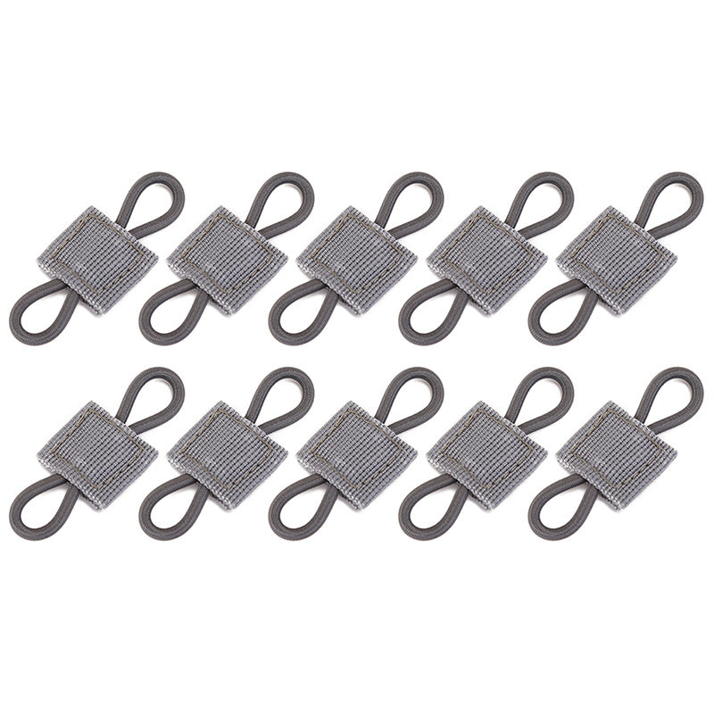 10pcs Pack Outdoor PTT Fixed Strap Vest Accessories Molle Sling Adapter Buckle