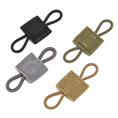10pcs Pack Outdoor PTT Fixed Strap Vest Accessories Molle Sling Adapter Buckle
