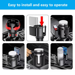 Adjustable Cup Holder & Grid Expander for Tumbler Cups