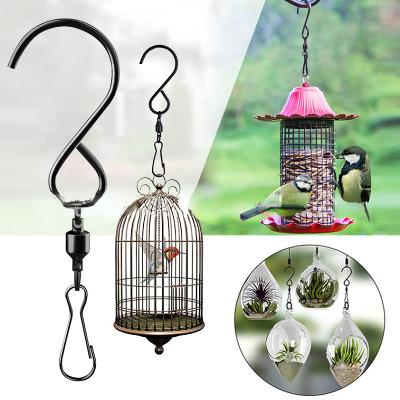 360 Degree Rotating Wind Chime Hook Outdoor Wind Turn Hanging Hook