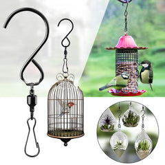 360 Degree Rotating Wind Chime Hook Outdoor Wind Turn Hanging Hook