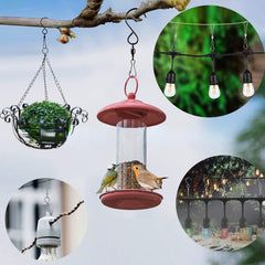 360 Degree Rotating Wind Chime Hook Outdoor Wind Turn Hanging Hook