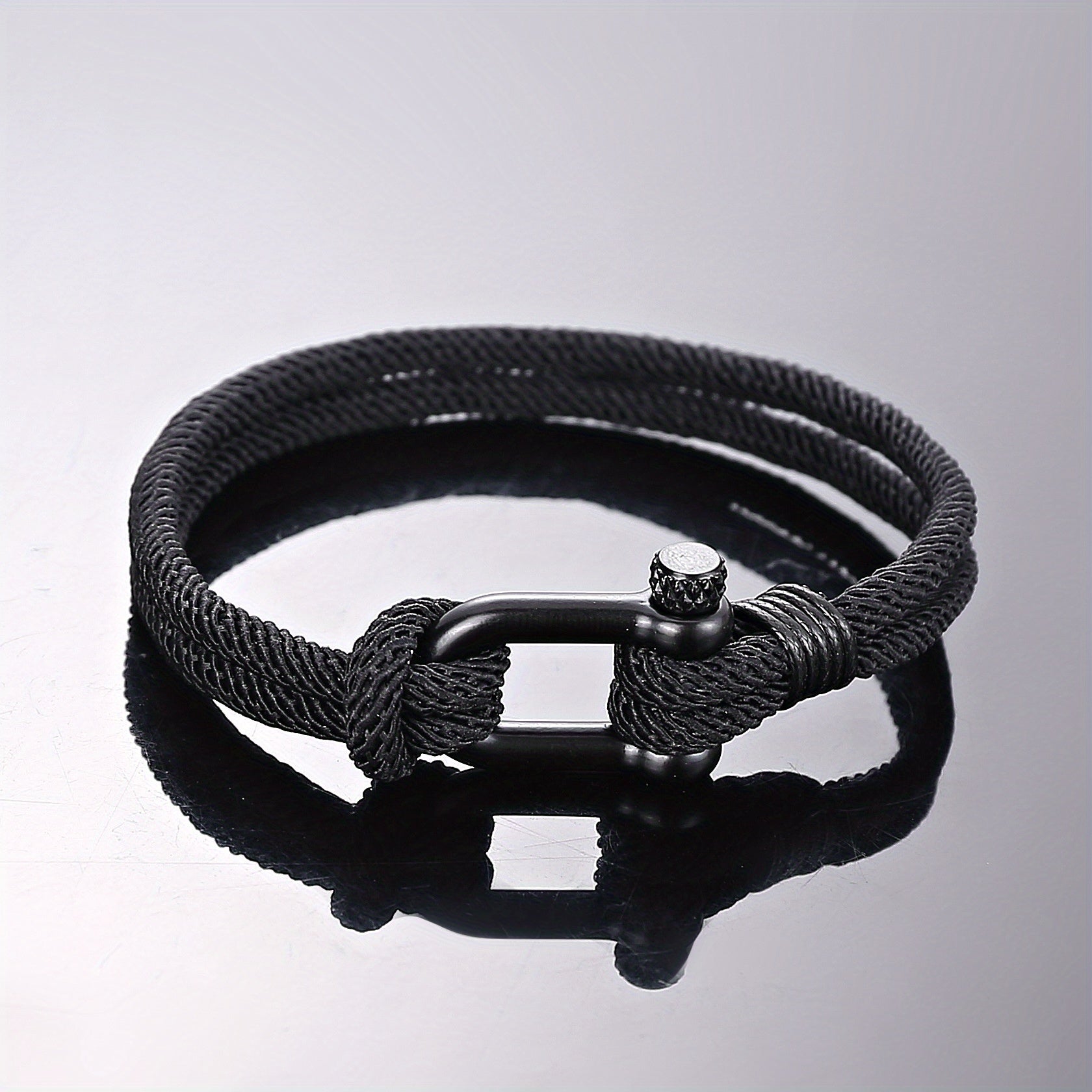Marine Sailor Rope Bracelet 8.27in