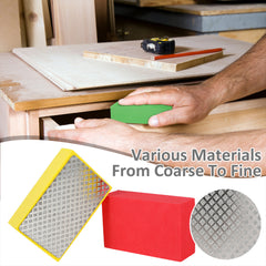 4pcs Diamond Hand Polishing Pad 60 100 200 400 Grinding Pad Glass Marble Con