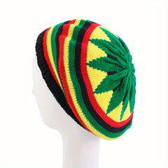 Colorful Knitted Hat Street Style Beanie for Cold Weather