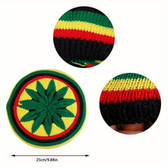 Colorful Knitted Hat Street Style Beanie for Cold Weather