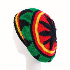 Colorful Knitted Hat Street Style Beanie for Cold Weather