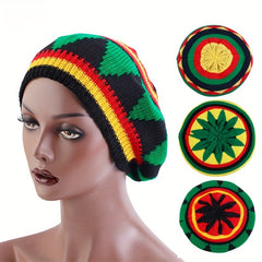 Colorful Knitted Hat Street Style Beanie for Cold Weather