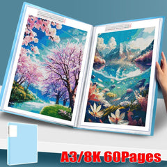 Data Organizer Painting Storage Book 60 Pages