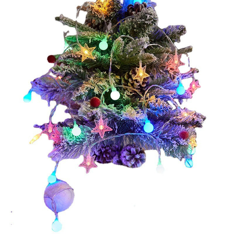 LED Christmas Snowflake String Lights Holiday Decor