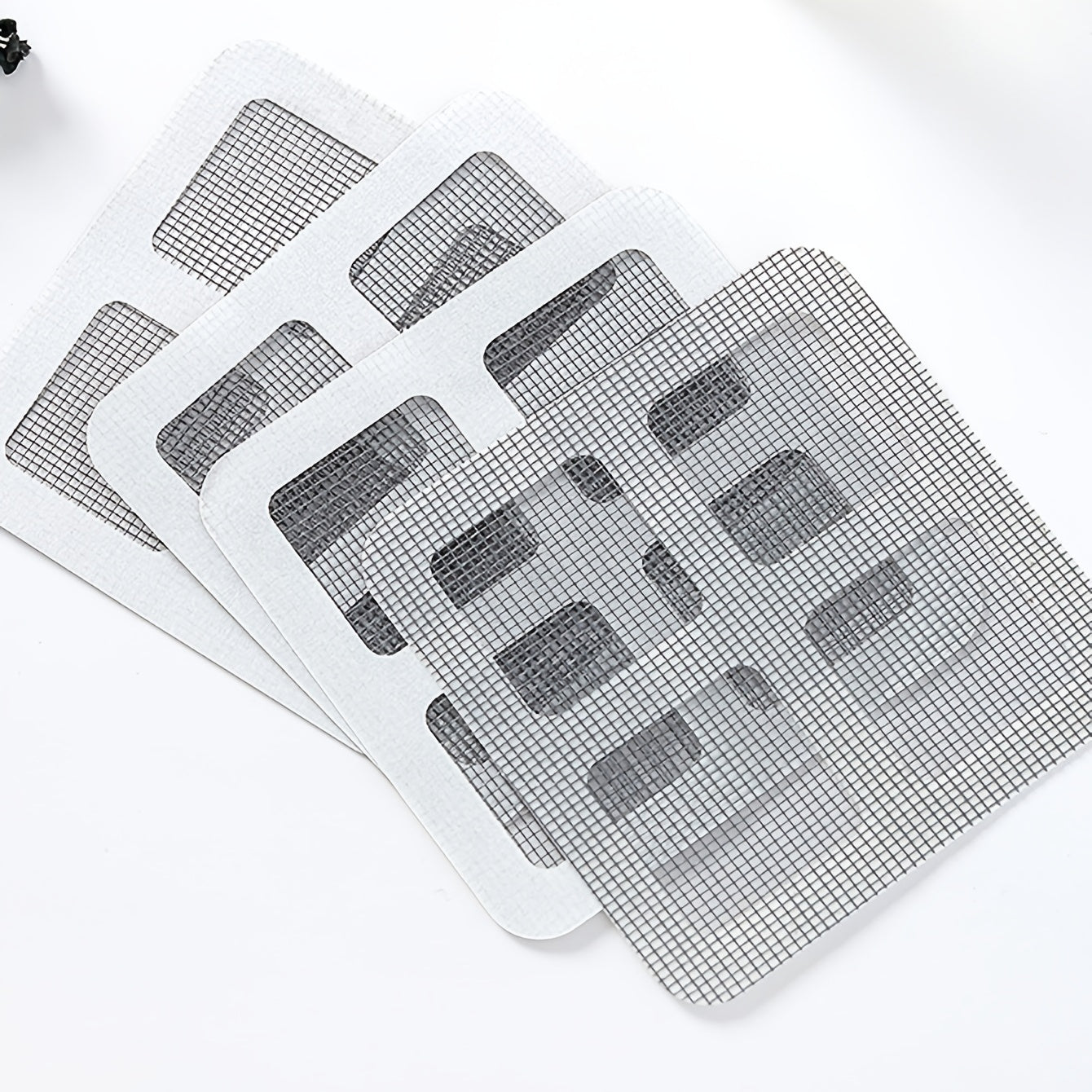 6pcs Window Screen Repair Tape Door Fly Patch Net 3.94x3.94inch