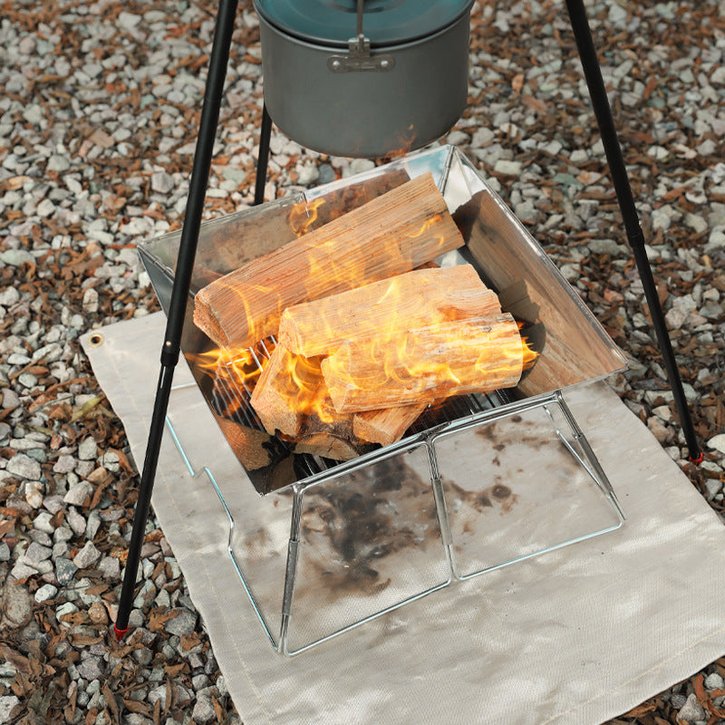 Fire Pit Mat Fireproof Fibreglass BBQ Floor Protector Mat