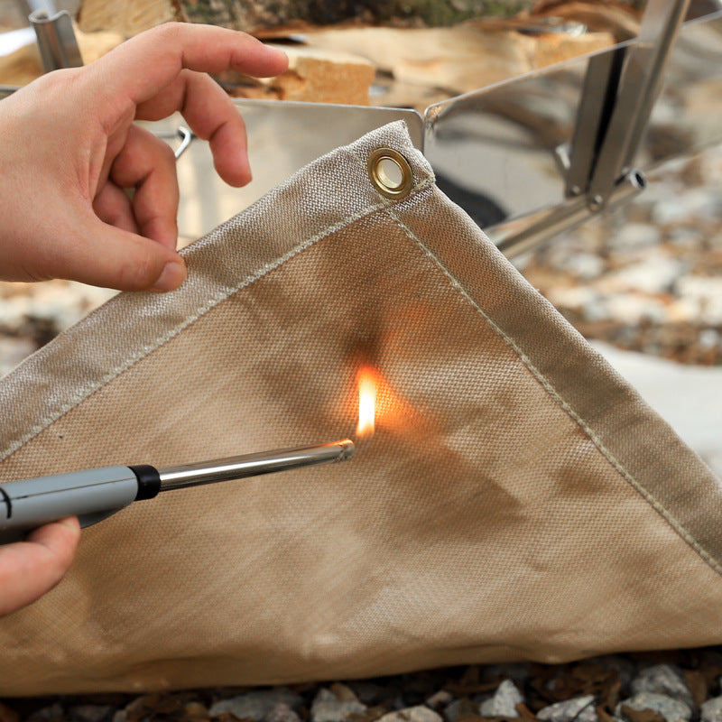 Fire Pit Mat Fireproof Fibreglass BBQ Floor Protector Mat