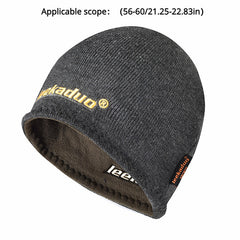 Men's Winter Beanie Hat Velvet Thickened Ski Cap