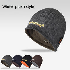 Men's Winter Beanie Hat Velvet Thickened Ski Cap