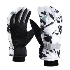 Winter Snow Warm Gloves Windproof Waterproof Thickened for Skiing