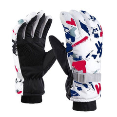 Winter Snow Warm Gloves Windproof Waterproof Thickened for Skiing
