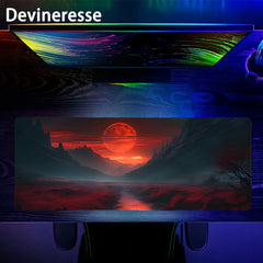 Evening Glow Desk Mat Large Gaming Mouse Pad Non Slip