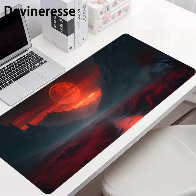 Evening Glow Desk Mat Large Gaming Mouse Pad Non Slip