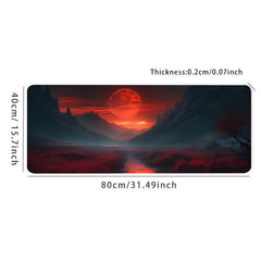 Evening Glow Desk Mat Large Gaming Mouse Pad Non Slip