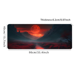 Evening Glow Desk Mat Large Gaming Mouse Pad Non Slip