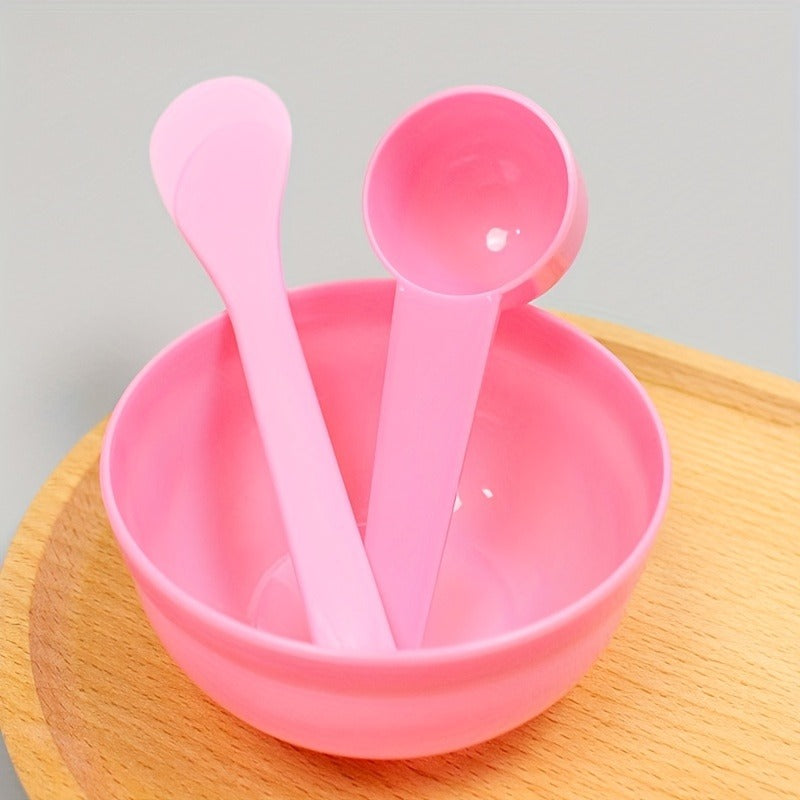 Face Mask Mixing Tools Set - Brush, Bowl, Spatula, Scoop