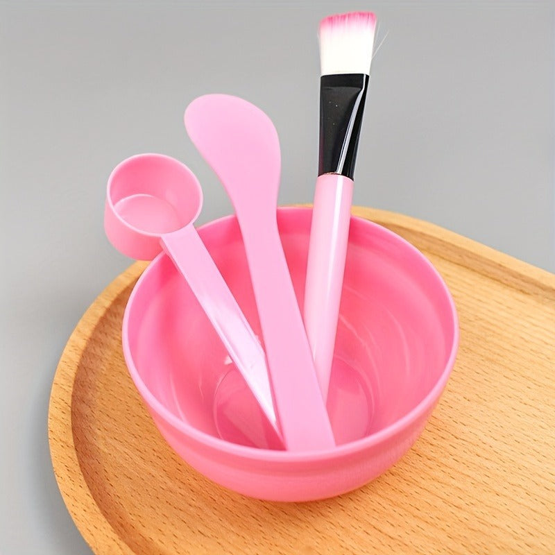 Face Mask Mixing Tools Set - Brush, Bowl, Spatula, Scoop
