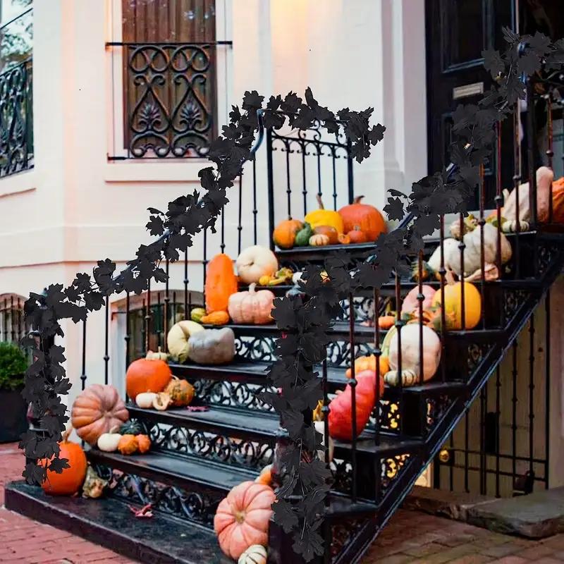 Fall Decor Garland Halloween Maple Leaf Vine Wall Hanging