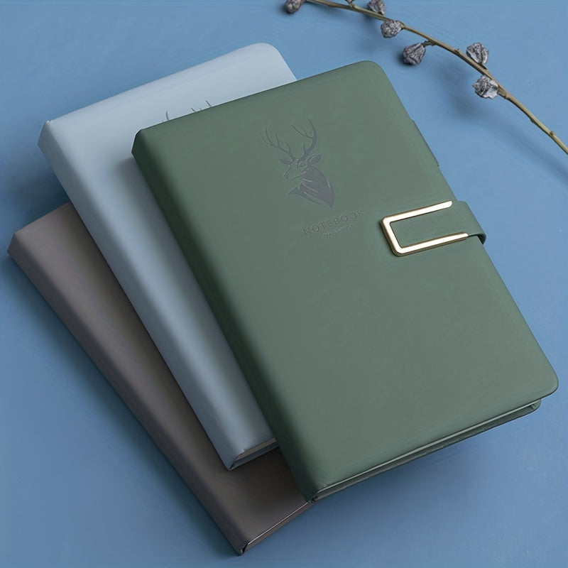 360 Page Faux Leather A5 Notebook for Home Office Study