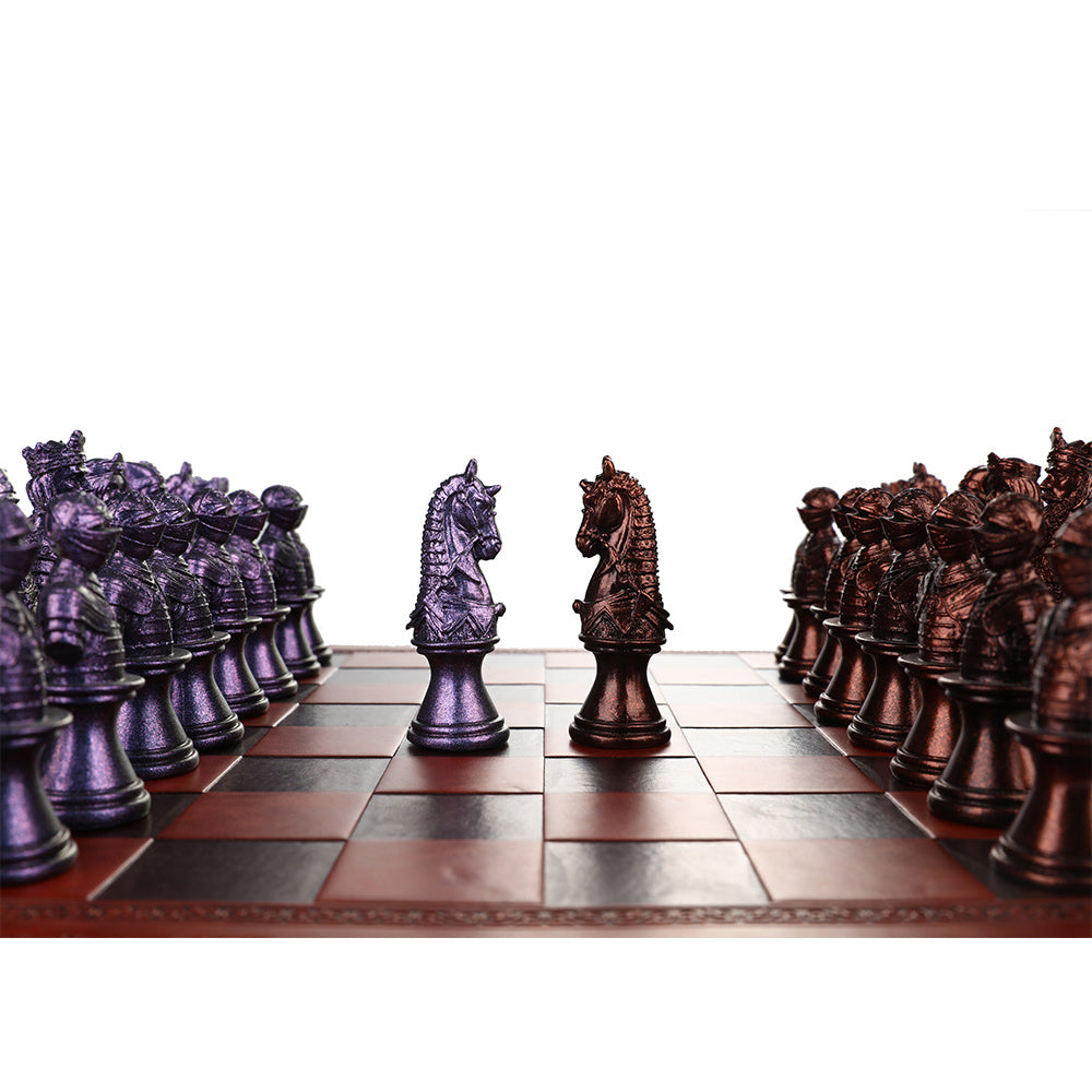 Medieval Chess Resin Statue Decoration Crafts Home Garden Living Room Figures