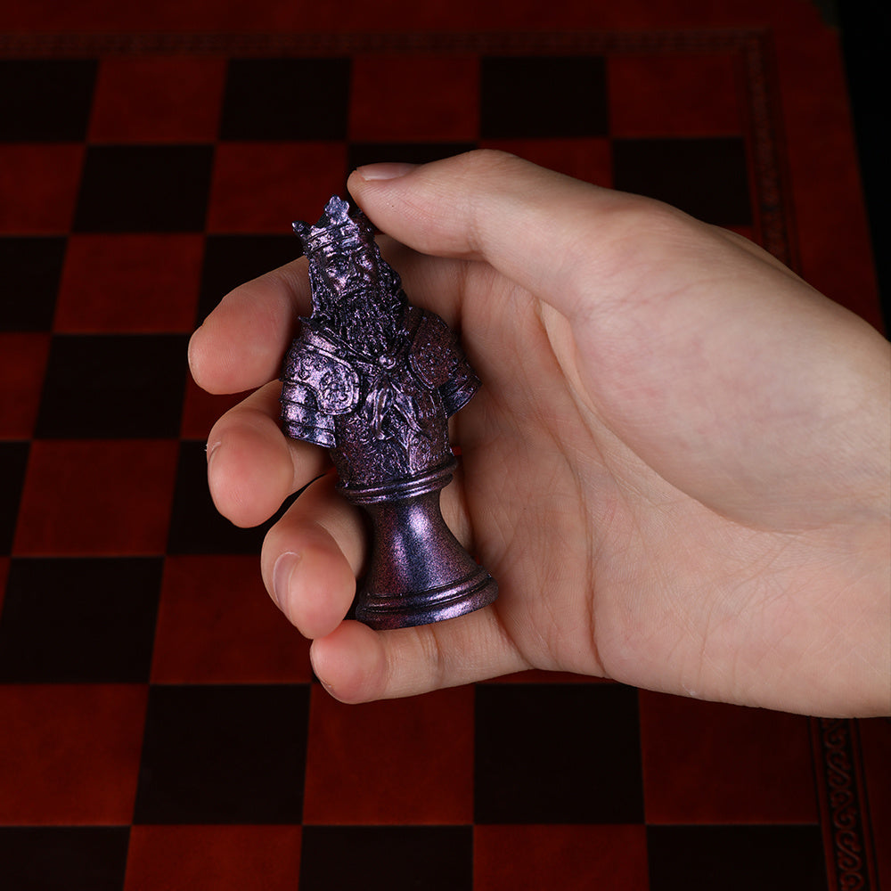 Medieval Chess Resin Statue Decoration Crafts Home Garden Living Room Figures