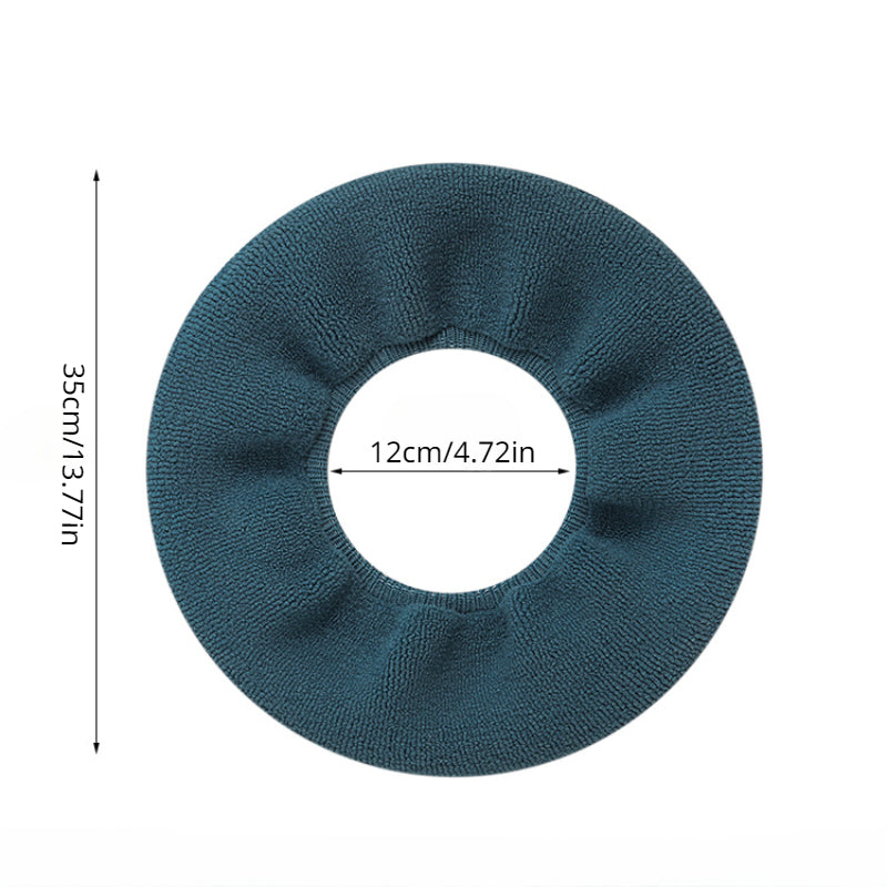 Thick Toilet Seat Cushion for Patient, Warm Knitted Cover, Washable