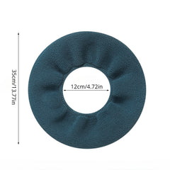 Thick Toilet Seat Cushion for Patient, Warm Knitted Cover, Washable