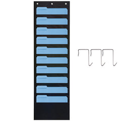 10 Layer Over The Door Hanging Files Storage Bag Space Saving Organization